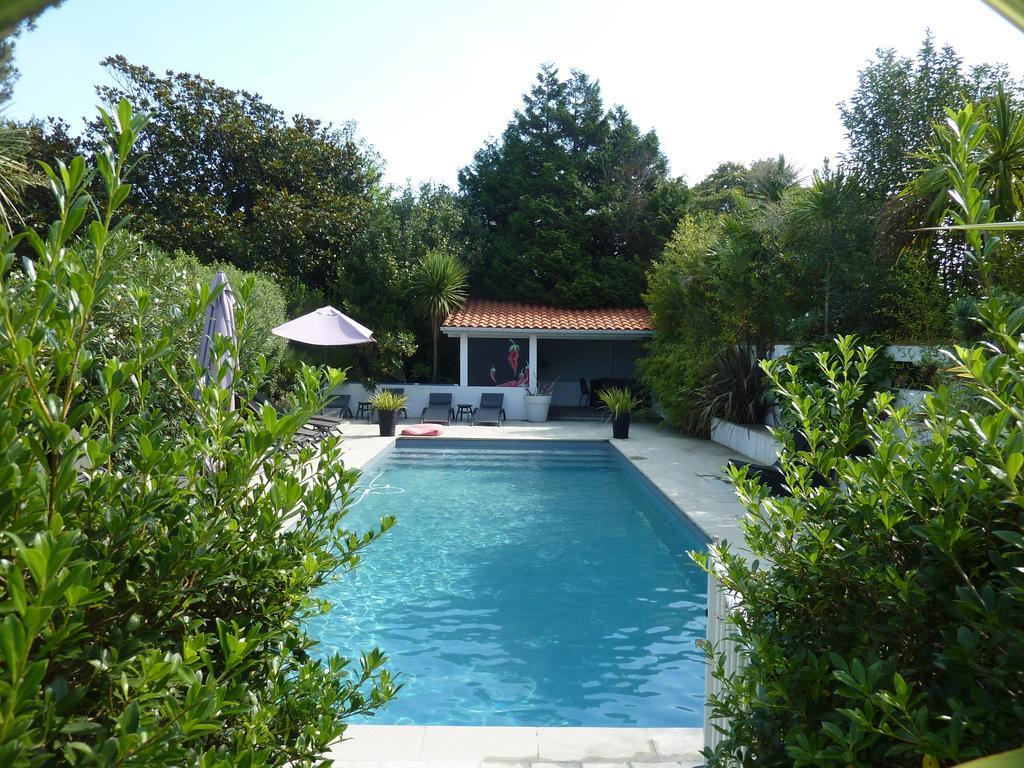 Maison Arbolateia avec piscine et Spa Bidart Extérieur photo