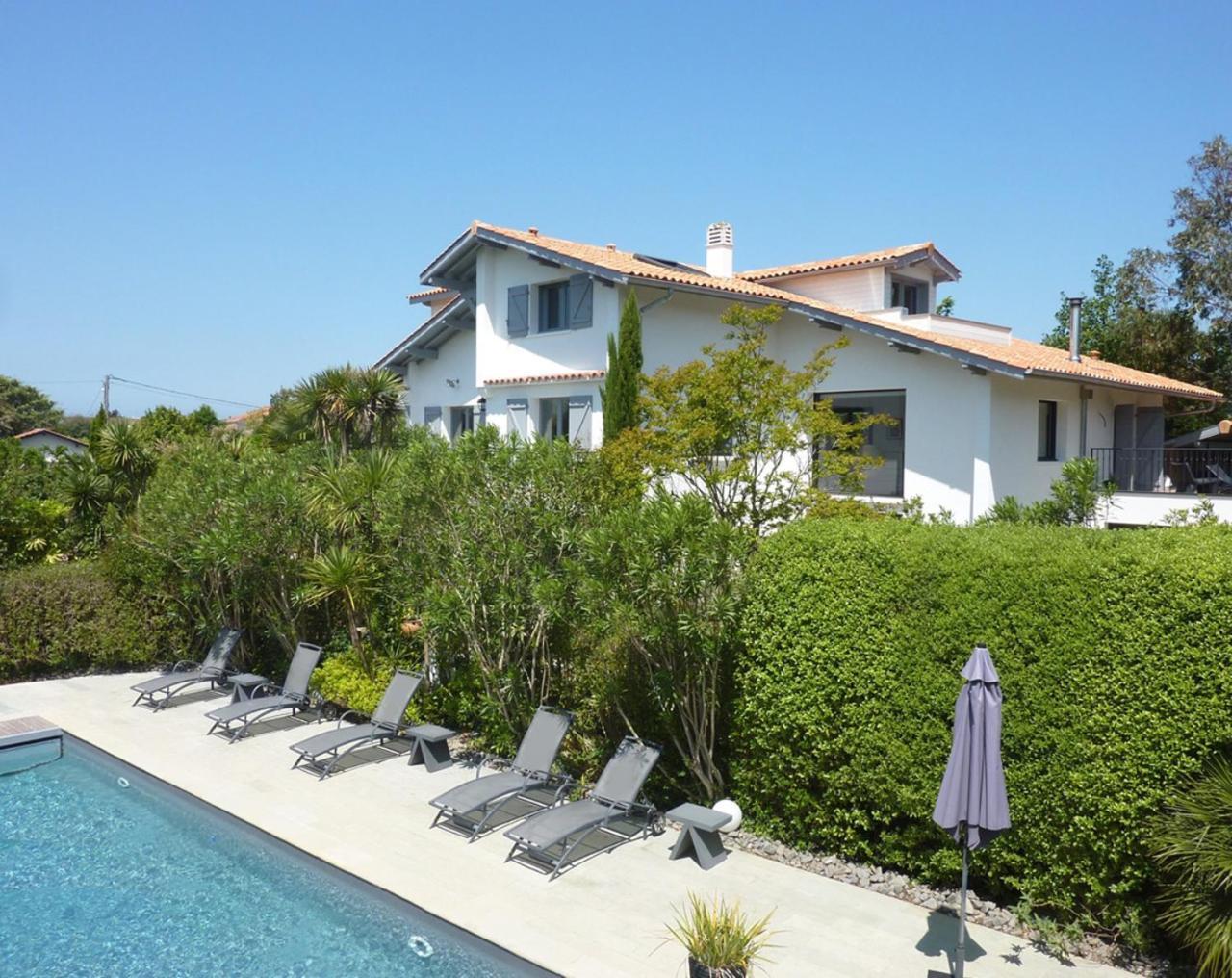 Maison Arbolateia avec piscine et Spa Bidart Extérieur photo